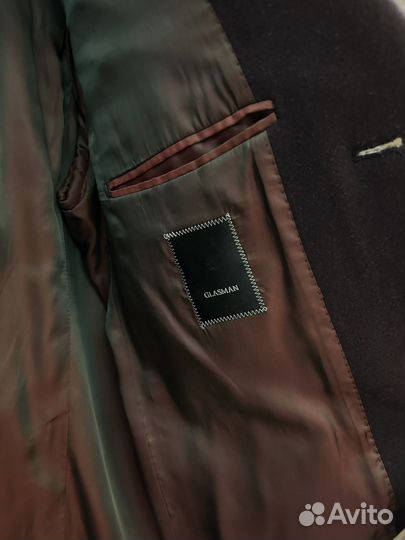 Пальто мужское шерсть 52 размер L