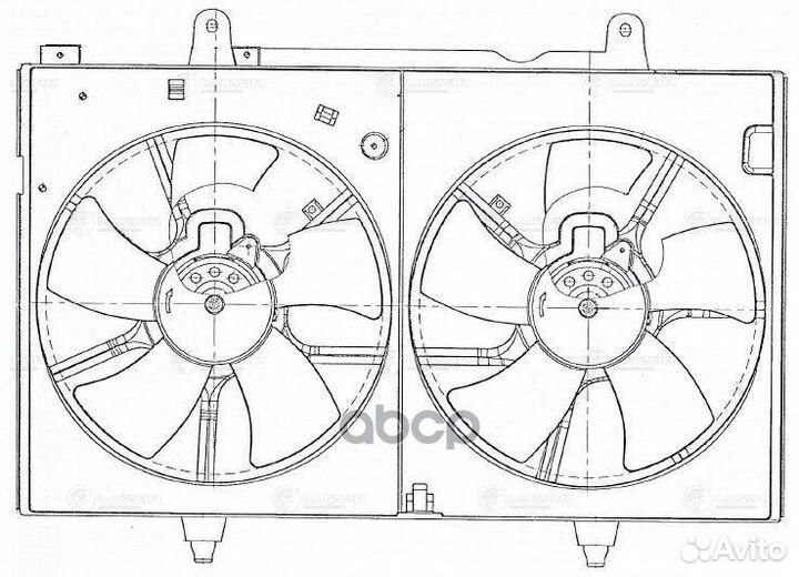 LFK 1450 вентилятор системы охлаждения Nissan