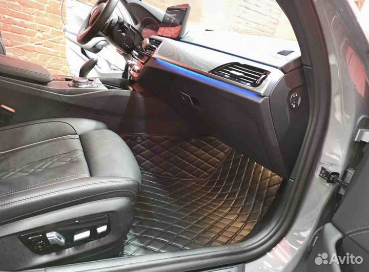 3Д коврики из экокожи BMW 5 G30G31