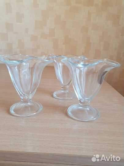 Креманки розетки для мороженого десертов 3 шт