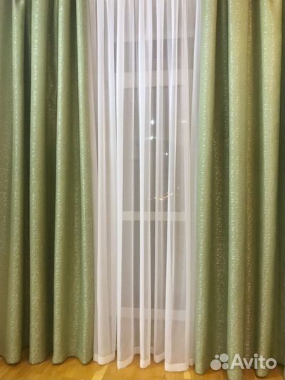 Шторы новые блэкаут лен