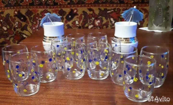 Стаканы- бокалы советских времён