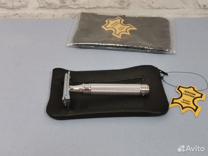 Кожаный чехол для бритвы Epsilon