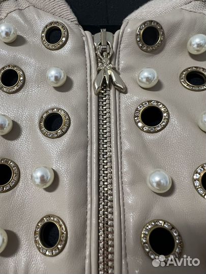 Кожаная куртка patrizia pepe