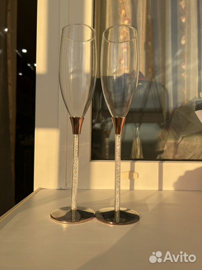 Свадебные бокалы Swarovski