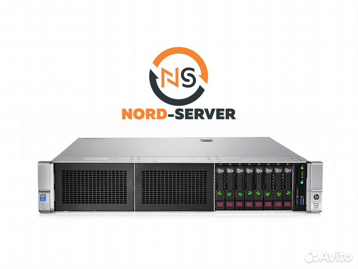 Сервер HP DL380 Gen9 8SFF 2x E5-2690 v3 384GB
