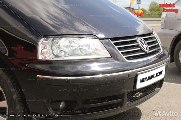 Реснички на фары Volkswagen Sharan I рест