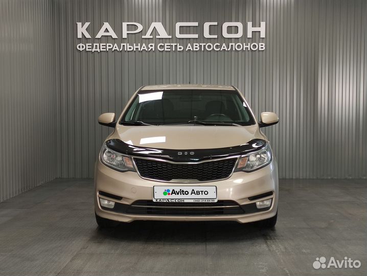 Kia Rio 1.6 AT, 2015, 118 400 км