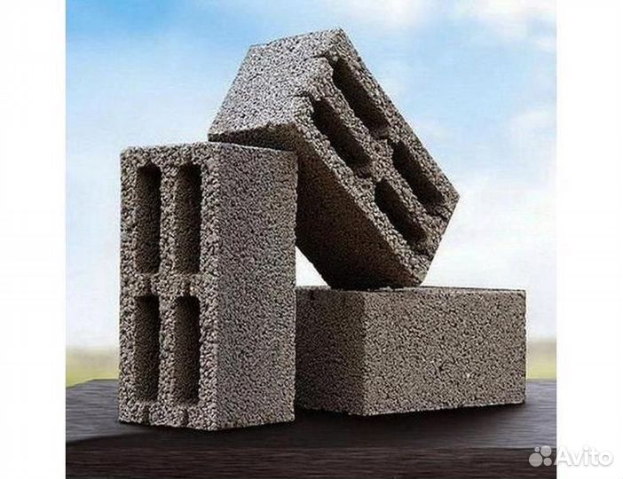Шлакоблок 390х190х190 - 2,3,4 камеры