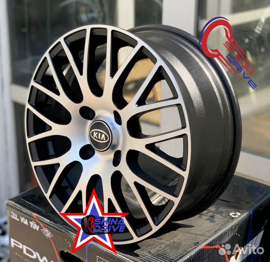 Диски Kia Hyundai R16 4x114,3 Black matt