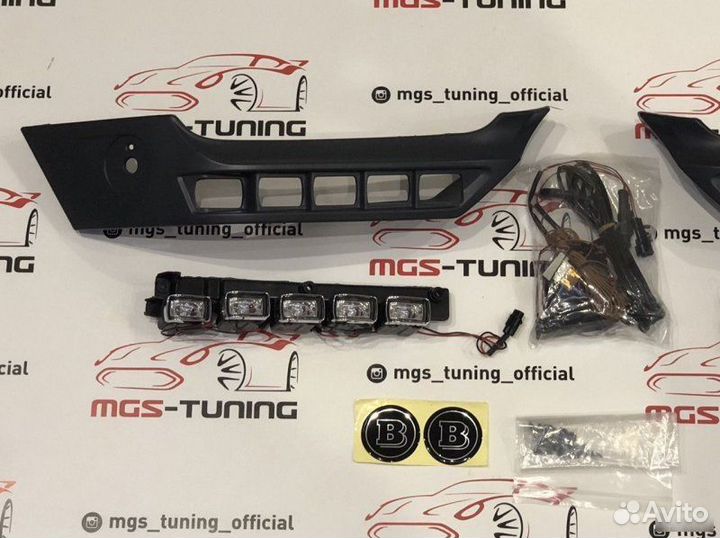 Уголки B с дхо на Mercedes G-class w463