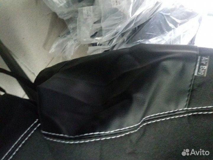 Чехлы модельные Skoda Rapid Жаккард+Эко Кожа