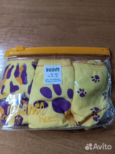 Трусики для девочек -комплект 3 (италия)