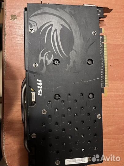 Видеокарта msi r9 380 gaming 4g