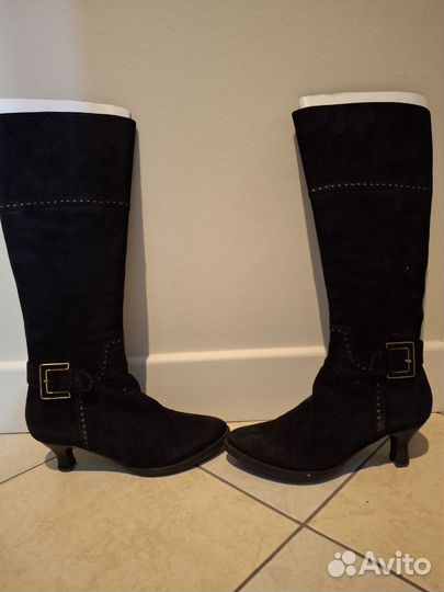 Сапоги женские натуральная замша 36 размер