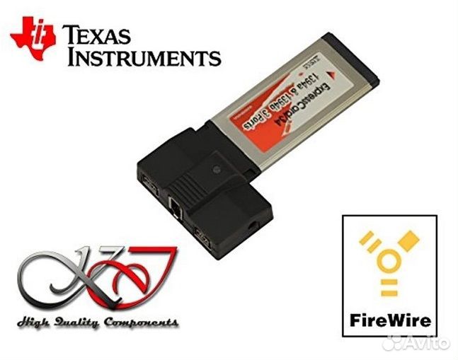 Expresscard firewire texas instruments