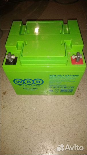 Аккумулятор WBR GPL 12400 12v