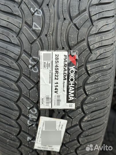 Yokohama Parada Spec-X 285/45 R22 114V