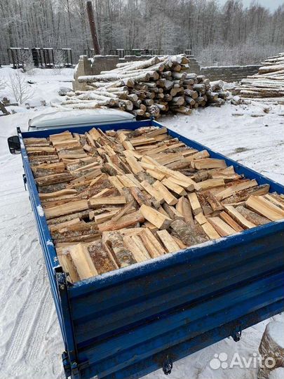 Дрова березовые. Колотые