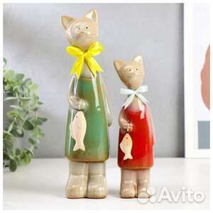 Коты с рыбками