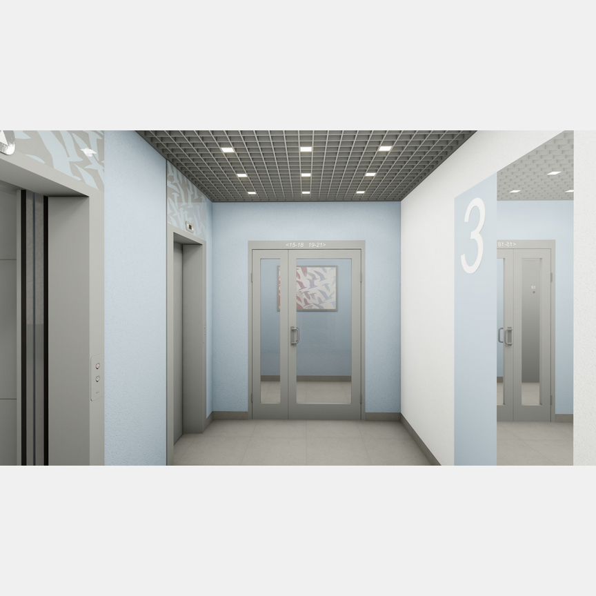 3-к. квартира, 95,5 м², 2/9 эт.