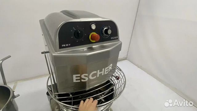 Миксер планетарный Escher PM 60-V + 2 дежи + тележ