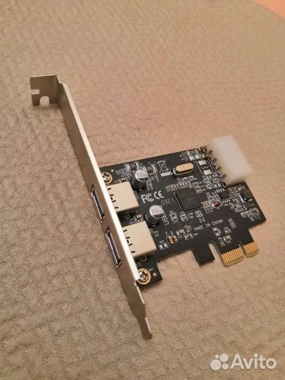 Контроллер PCI-E 2 порта USB 3,0