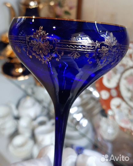 Набор фужеров Богемия Кобальт