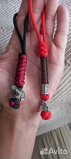 Брелки на ножи и ключи ручная работа