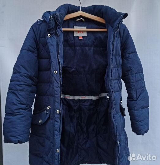 Куртка для девочки зима на рост 128-134