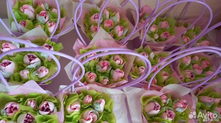 Зефирные тюльпаны