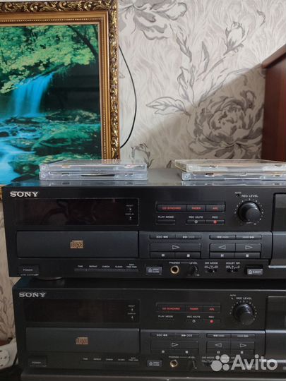 Кассетная дека sony