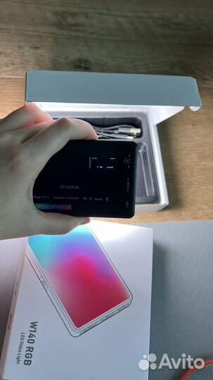 Светодиодная лампа rgb портативная