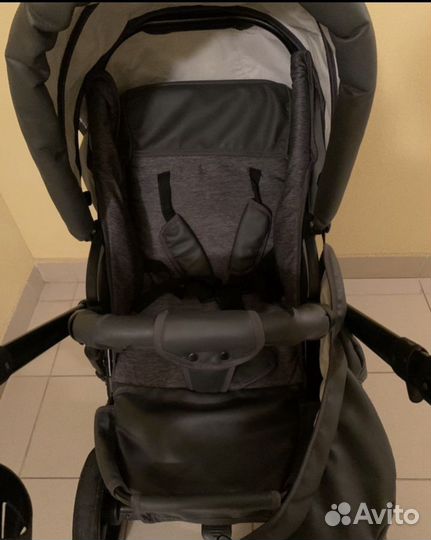 Коляска 2 в 1 эко кожа