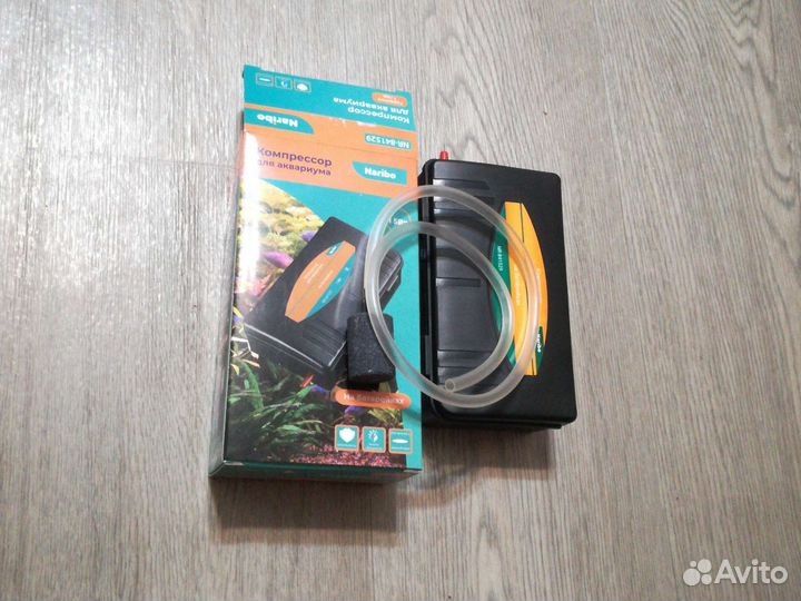 Компрессор воздушный для аквариума на батарейках