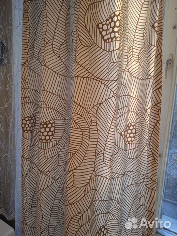 Шторы IKEA на люверсах бу, органза и серые