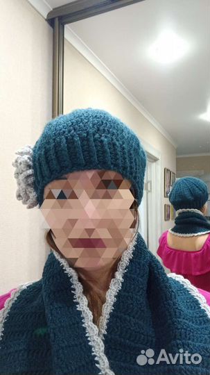 Шапка женская вязанная