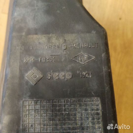 Резонатор воздушного фильтра Рено меган 2