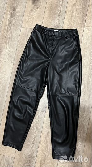 Брюки из кожи