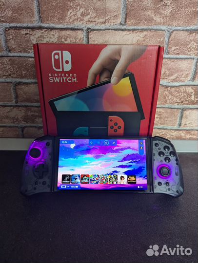 Прошитый Nintendo Switch Oled 512 GB