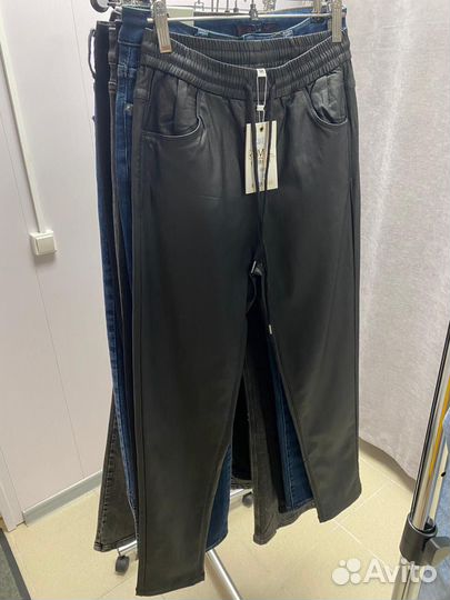 Кожаные брюки