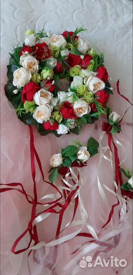 Свадебное украшение авто