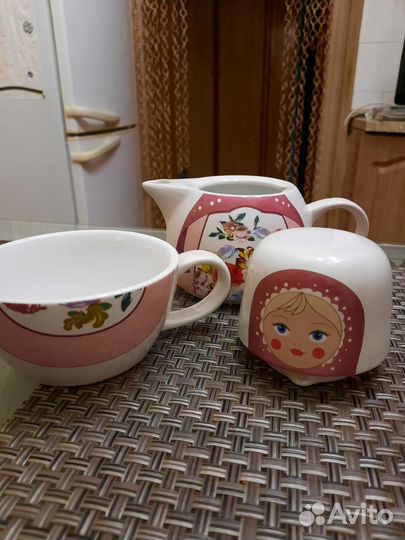 Чайник заварочный с кружкой