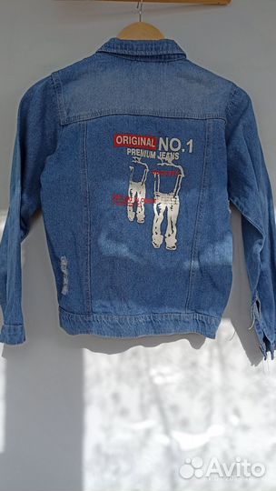 Джинсовая куртка для девочки