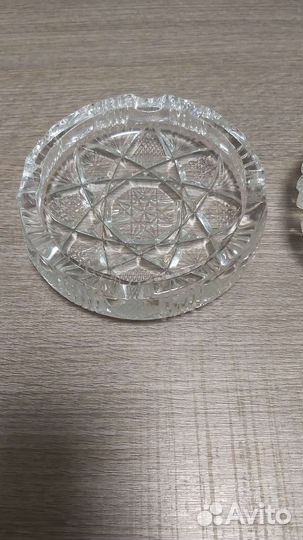 Хрустальная пепельница СССР