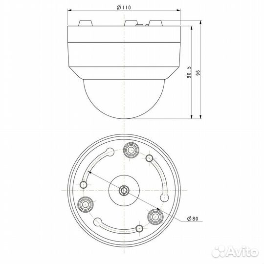 Amatek AC-IDV504PTZ4 v2(2.8-12мм, 4x опт)(7000675)
