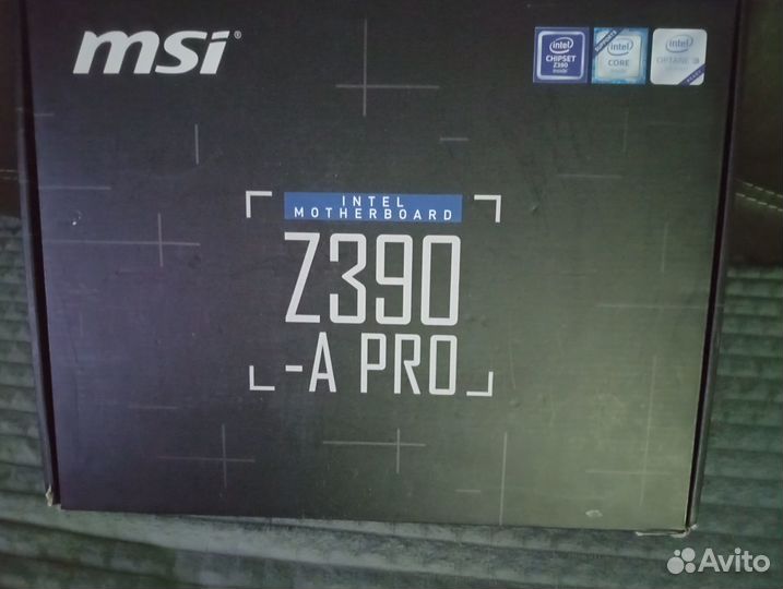 Ссвязка MSI Z 390-A Pro lga1151 v2+процессор 9400F