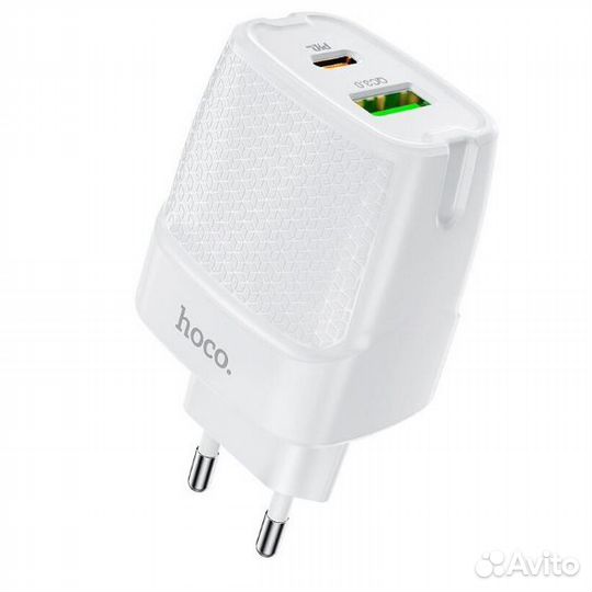 Сетевое зарядное устройство (hoco C85A, QC3.0)