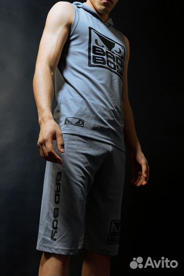 Футболка и шорты BAD BOY комплект Silver