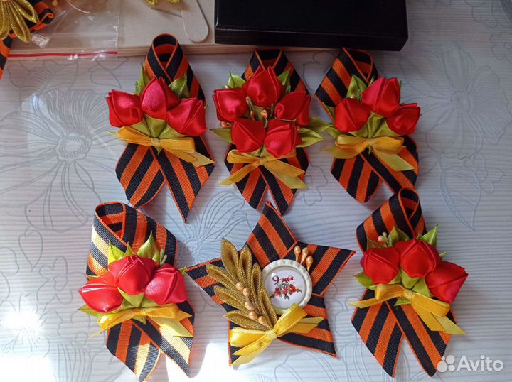 Георгиевская лента брошь